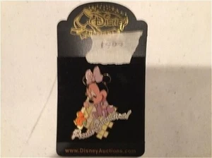 OLD RARE LE Disney Auctions P.I.N.S. Baby Minnie Proud Grandma Pull Toy Duck - Picture 1 of 3