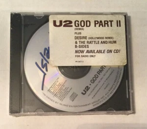 U2-God Part II Promo CD Single Sealed - Foto 1 di 2