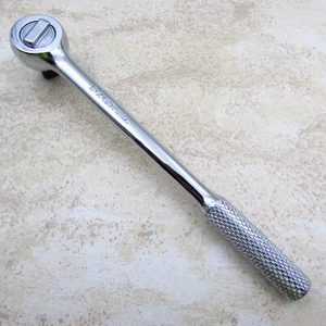 SK Hand Tools 45171, 3/8" Drive, 6.5" Slim Reversible Ratchet 60 Tooth USA MADE - Picture 1 of 6