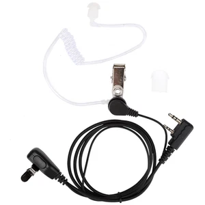 2 Pin Acoustic Tube Headset Walkie Talkies Earpiece For Baof Fit - Zdjęcie 1 z 9