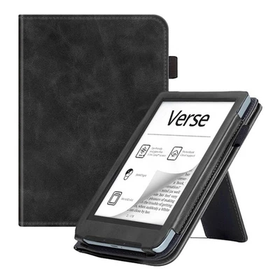 Leather Smart Case For Pocketbook Verse / Verse Pro E-Reader Cover w/ Hand Starp - Image 1 of 4