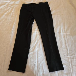 Michael Kors Hose Damen Größe 10 Schwarz Metallleiste Logo 4 Taschen Gürtelschlaufen - Bild 1 von 12