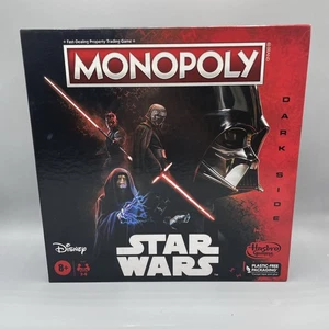 Hasbro Disney Lucasfilm Star Wars Dark Side Monopoly Game - NEW SEALED BOX - Picture 1 of 7