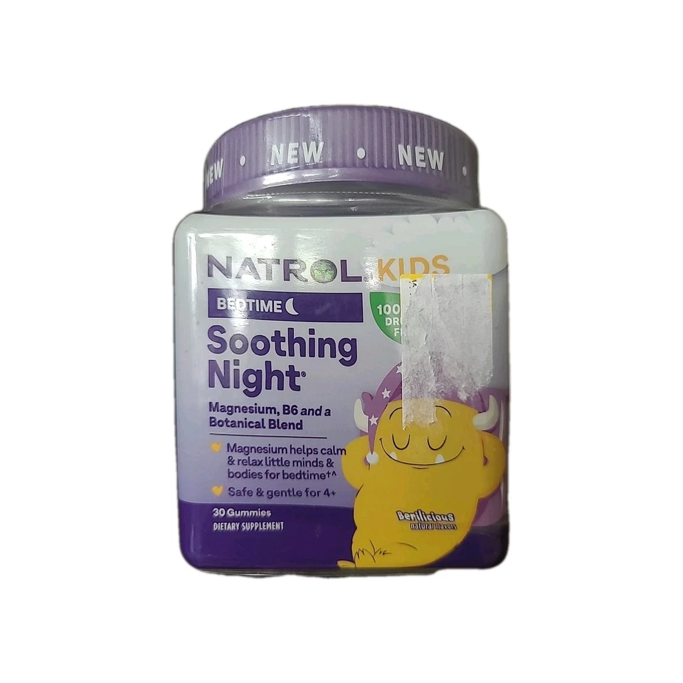 Natrol Kids Bedtime Soothing Night Safe & Gentle for 4+, 30 Gummies EXP 02/2026 - Image 1 of 1