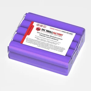 TFC Modelliermasse violett Plastilin weich bleibend schwefelfrei 5kg (5x1000g) - Bild 1 von 7