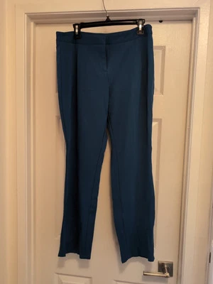 Pantalones de punto Grace Elements azul real, talla 12 X 29 entrepierna, ¡perfecto estado! Foto 1 de 4