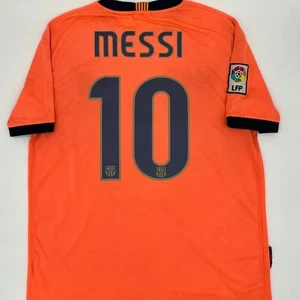 Messi #10 Barcelona 2009/2010 Away ORIGINAL Nike VTG Rare Soccer Jersey (L) - Picture 1 of 9