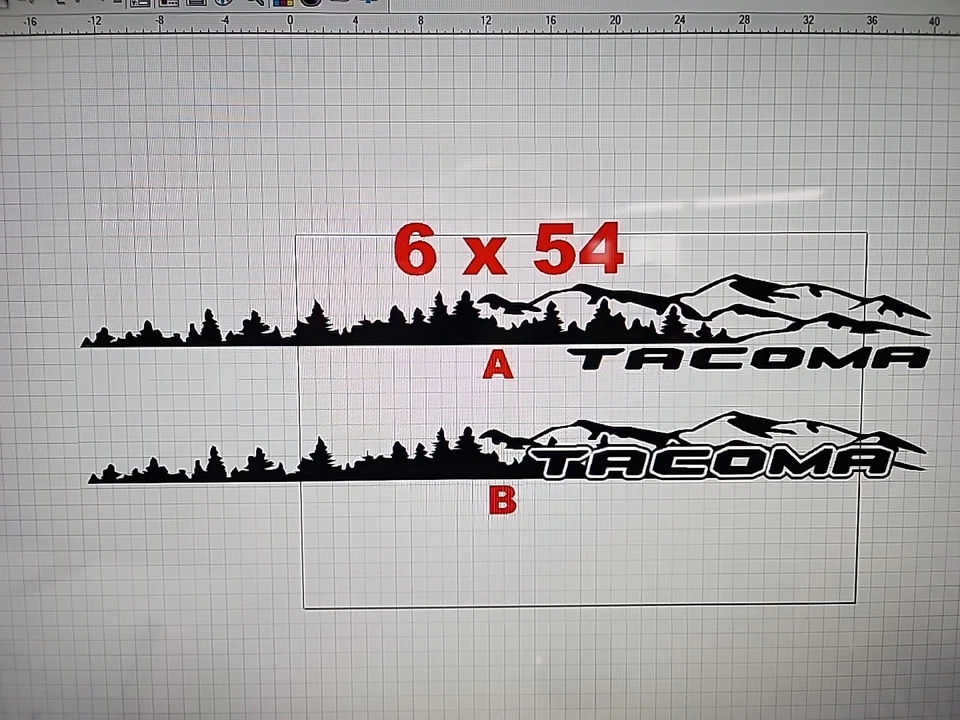 Compatible con KIT GRÁFICO CALCOMANÍA VINILO PUERTA LATERAL TOYOTA TACOMA Foto 1 de 1