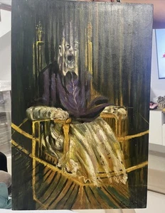 Francis Bacon Artist Amazing Oil Painting Signed. - Picture 1 of 4