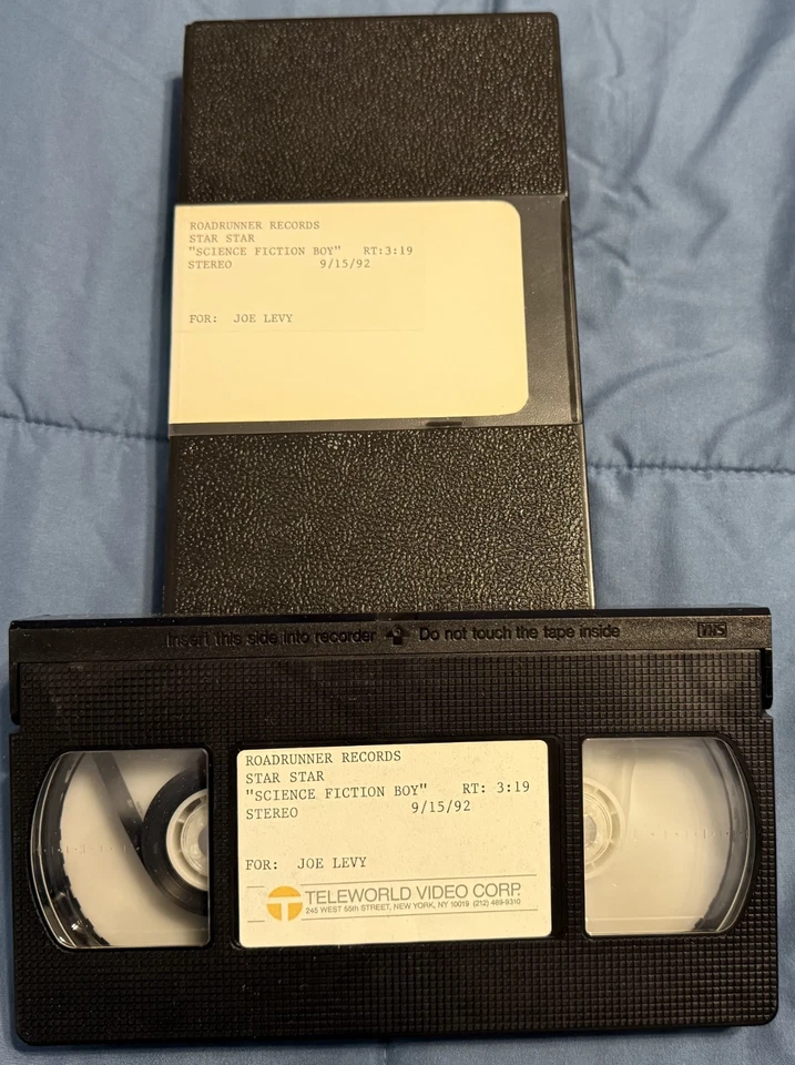 STAR STAR-SCIENCE FICTION BOY/ROADRUNNER VHS SINGLE PROMO MUSIC VIDEO PUNK GLAM - Image 1 of 1