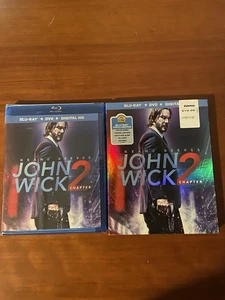 JOHN WICK  CHAPTER 2 BLU-RAY + DVD + DIGITAL KEANU REEVES BRAND NEW STILL SEALED - Picture 1 of 2