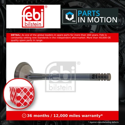 Exhaust Valve fits VW PASSAT 3B2, 3B5 1.9D 93 to 00 028109611G 28109611G Febi - Image 1 of 4