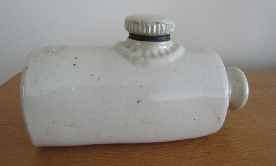 Antique Govancroft Pottery 2, Glasgow Stoneware Foot/Bed Warmer, 'Porcelain Pig' - Image 1 of 4