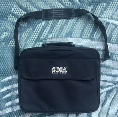 SEGA Game Gear - Bolsa de viagem preta vintage com inserção e alça - Imagem 1 de 4