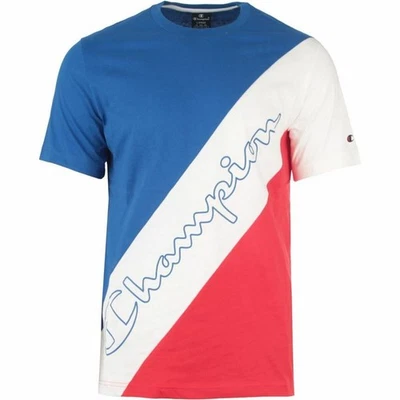 Camiseta de Manga Corta Hombre Champion Sportswear Azul - Imagen 1 de 3