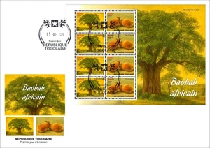 TOGO 2025 MS8V FDC - AFRICAN BAOBAB AFRICAIN - TREE TREES ARBRES - Picture 1 of 1