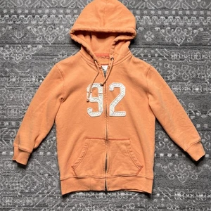 Chaqueta con Capucha Y2K Vintage Abercrombie Fitch Manga 3/4 Mediana Naranja 92 - Imagen 1 de 9
