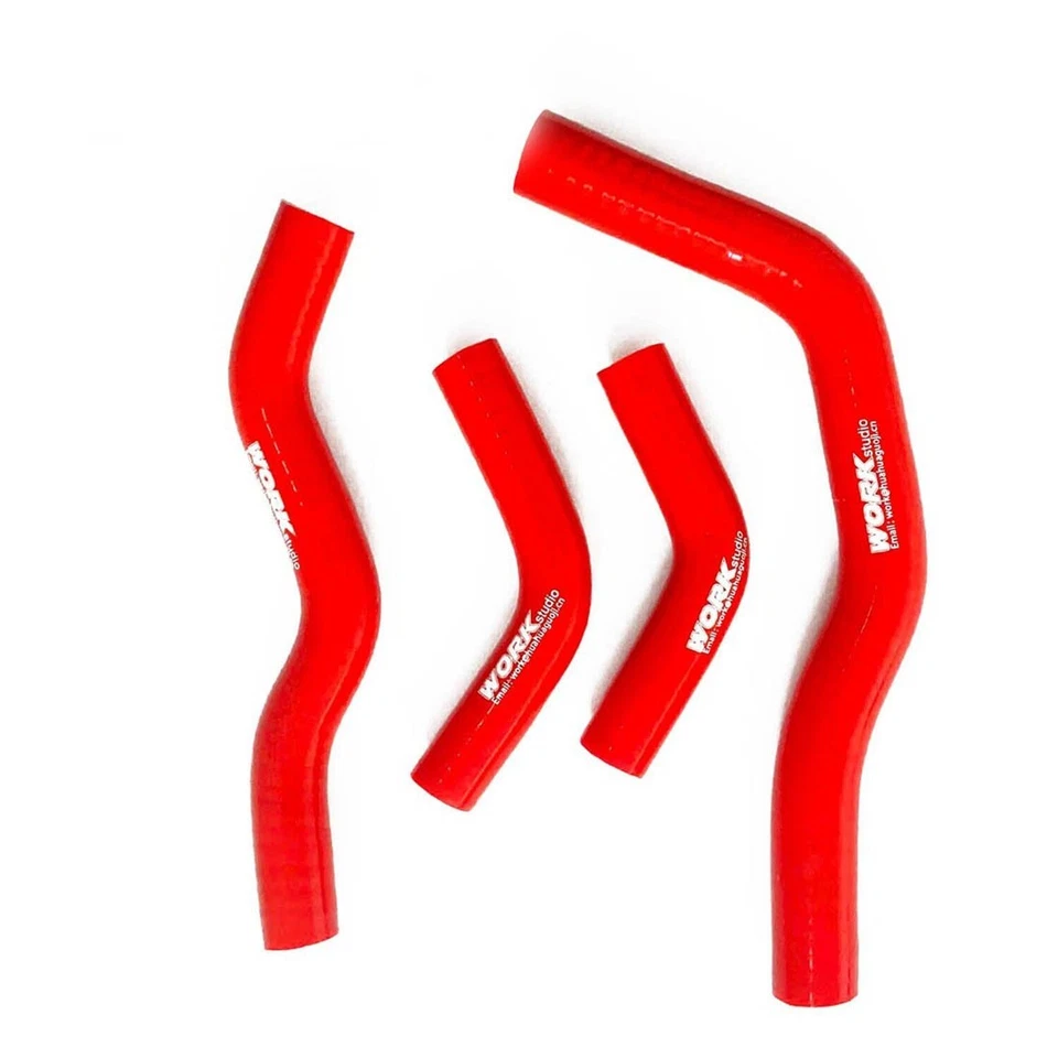 For 2005-2017 Honda CRF450X CRF 450X Silicone Radiator Coolant Hose Red Foto 1 de 4