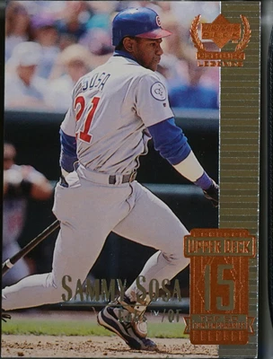 1999 Upper Deck Century Legends Baseball Sammy Sosa [Century Collection] #65 - Image 1 of 2