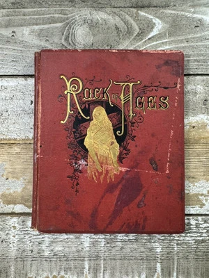 1879 Antique Poetry Book "Rock of Ages" Toplady - Image 1 of 4