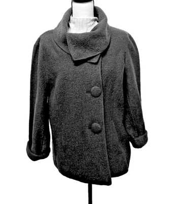 Chaqueta Columpio Vintage Lana Sandro Gris Oscuro XL Foto 1 de 4