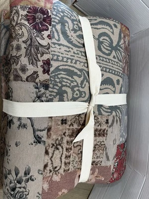 Pottery Barn Valentina Patchwork Quilt King Cal King - Image 1 of 3