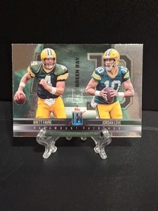 2024 TOPPS SIGNATURE CLASS JORDAN LOVE BRETT FAVRE PARAMOUNT PAIRINGS SP PP5 - Bild 1 von 11