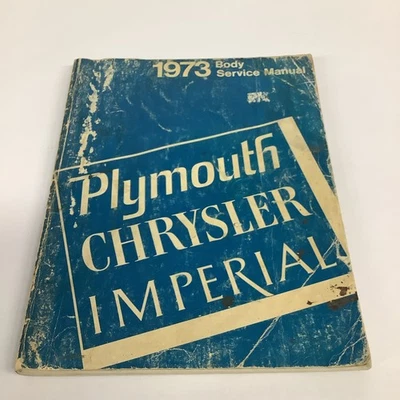 1973 Chassis Service Manual Plymouth Chrysler Imperial Foto 1 de 3