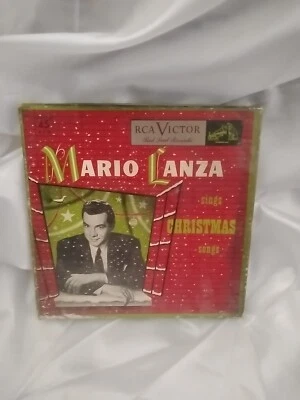 MARIO LANZA Sings Christmas Songs (RCA 1951 ) 45 RPM 5X7" Singles Box Set VG+ - Image 1 of 4