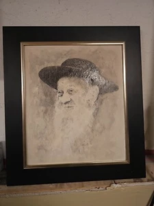 STANFORD SELKOW OIL PAINTING Rabbi Judaica Philadelphia PA - Picture 1 of 5