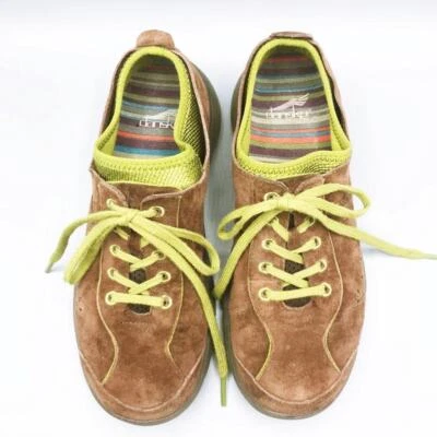 DANSKO Women's Elise Oxford Suede Lace up Slip Resistant Shoe Brown Size 6.5 - Image 1 of 4