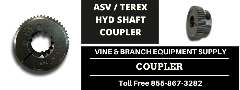 ASV / TEREX Shaft Hub Coupler V230S / RS50 / RS60 / R165s / R185S / R200S - Image 1 of 1
