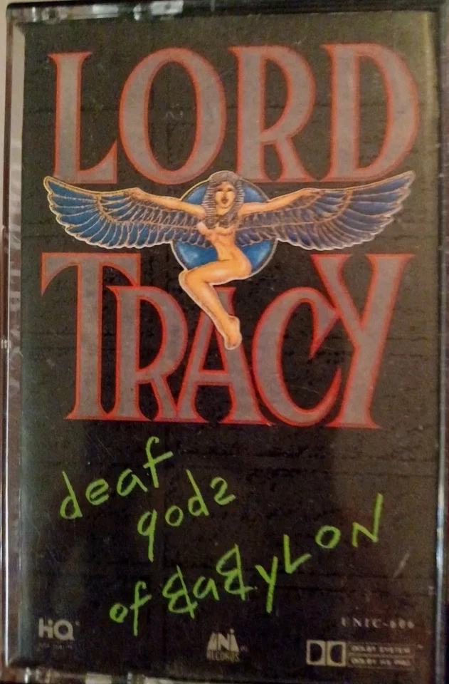 Lord Tracy – Deaf Gods Of Babylon Cassette 1989 UNI Records – UNIC-606 - Image 1 of 1