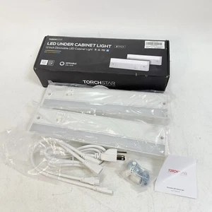 2 Pack TorchStar 12Inch 3 Colors LED Under Cabinet Lighting, Hardwired & Plug-in - Picture 1 of 6