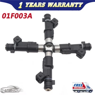 01F003A 4 件全新燃油喷射器适用于标致 206 307 406 407 607 Expert Citroen C5 — 第 1/4 张图片