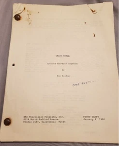 Crazy Horse: Zweites zweistündiges Segment DREHBUCH erster Entwurf Western! Ron Bishop 1980 - Bild 1 von 1