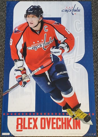 Alex Ovechkin ACTION-8 (2011) Washington Capitals NHL Hockey 22x34 Wall POSTER Cover