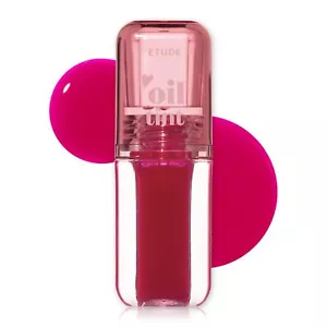 ETUDE Dear Darling Oil Tint #3 Neon Pink 4.2g | High Moisturizing and Strong ... - Picture 1 of 8