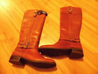 I N C Womens Frank Ii Brown Leather Riding Boots 7 Med New With Tags 1999