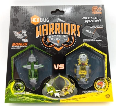Hexbug Warriors Battle Stadium with Battling Robots Viridia vs Tronikon  New NIB - Image 1 of 4