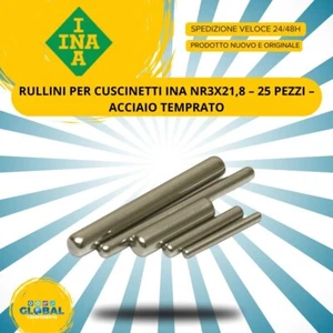 RULLINI PER CUSCINETTI INA NR3X21,8 – 25 PEZZI  - Imagen 1 de 2