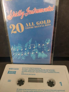 STRICTLY INSTRUMENTAL -20 ALL GOLD HITS.WARWICK LABEL AUDIO CASSETTE/ EXCELLENT. - Picture 1 of 2