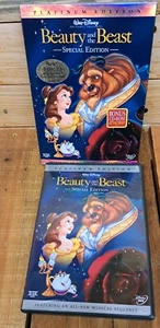 BEAUTY and the BEAST Special Platinum Edition DVD 2 Disc Disney 1991 - Picture 1 of 7