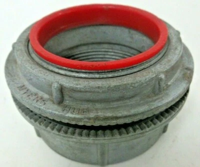 MYERS HUB, STG-6, 2" TRADE SIZE, CONDUIT CONNECTOR, ZINC - Image 1 of 4