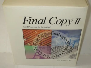 Final Copy II for the Commodore Amiga - Picture 1 of 6