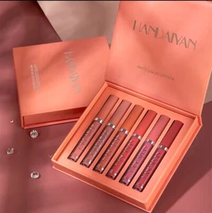 Handaiyan Matte Autumn Winter Set Liquid Lipstick - 6x2.5ml - 6 Pack - Picture 1 of 2