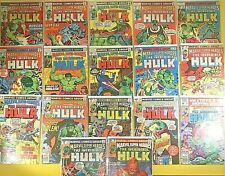 Marvel Super Heroes Incredible Hulk 62, 64, 66-71, 75, 84-88, 92, 93, Lot Of 17