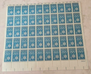 US Stamps Scott 1146 - 1960 Olympic Winter Games -4c - Sheet of 50 - PB - MNH - Picture 1 of 2