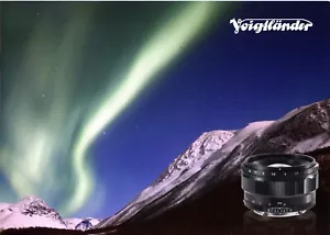 VOIGTLÄNDER brochure LENSES Heliar Nokton Apo-Lanthar Ultron Skopar (Y5022 - Picture 1 of 4