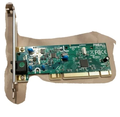 AGERE PINBALL P40 PCI 56KBPS INTERNAL FAX MODEM CARD  - Image 1 of 3